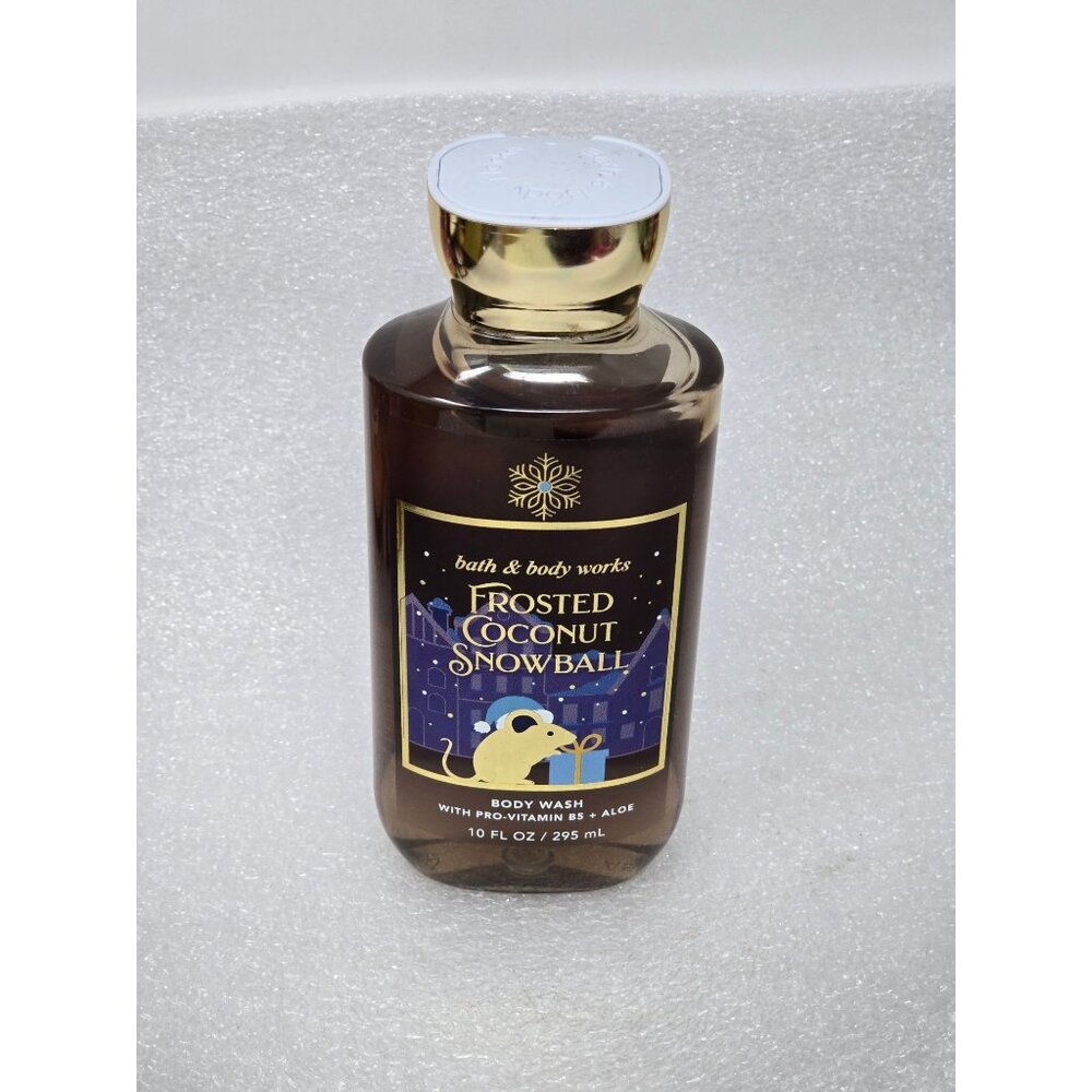 Bath & Body Works Frosted Coconut Snowball Body Wash 10 Fl Oz Shower Gel